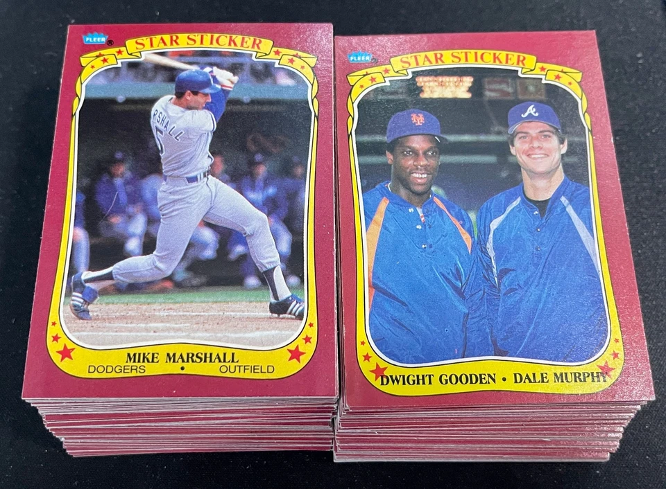 1986 Fleer Star Stickers Baseball Cards 1-132 (EX-NM) - Complete Your Set - Image 1 of 1