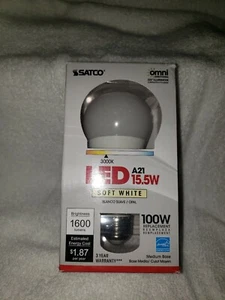 satco led bulb 3000k 100w soft white A21 - Picture 1 of 4