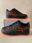 Nike By You Premium Air Force 1 Low Black Orange Cr7 - Eur 42 Ds Neuf