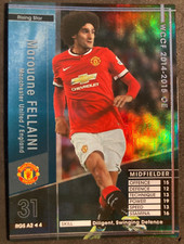 2014-15 Panini WCCF Rising Star Marouane Fellaini Manchester U. refractor card 