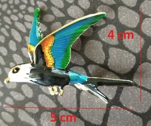 Jolie Broche en forme d' Hirondelle *** A Voir *** - Imagen 1 de 3