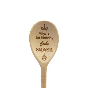 Cuchara aplastante de pastel de primer cumpleaños para bebé - Imagen 1 de 2
