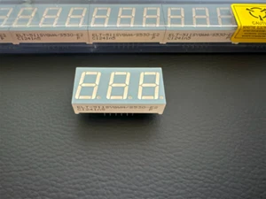 ELT-511SYGWA-S530-E2 EVERLIGHT 7 Segment 3-Digit LED Display 0.56" Yellow Green - Picture 1 of 7