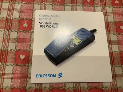 mobile phone vintage, 1999 Ericsson i888 World, CD software - Image 1 of 4