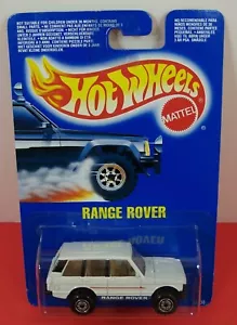 Hot Wheels - Range Rover - White - 1990 - Blue International Card - NOC - Picture 1 of 9