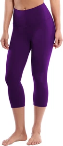 19" Basic/Out Taschen hohe Taille Yogahose Damen Training Laufen Leggings Bauch - Bild 1 von 12
