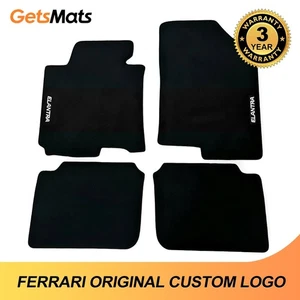 Fit Hyundai Elantra 2011-2015 Quality Velour Carpet Car Floor Mats Liners - Picture 1 of 10