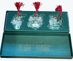 NIB Waterford Marquis Crystal 12 Days of Christmas Ornaments 1st Series 118367 - Picture 1 of 12