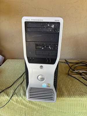 Dell Precision Workstation 380 Intel Pentium 4 @ 3.2GHZ 1GB RAM 80GB HDD XP - Image 1 of 4