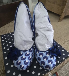 RUBY SHOO EVA AZUL AZUL AZUL AZUL TALLA 6 REINO UNIDO NUEVO EN CAJA - Imagen 1 de 7