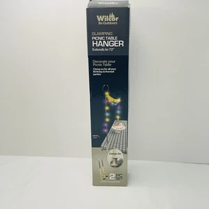Wilcor Glamping Sujeción Picnic Plegable Portátil Colgador de Mesa Extensible - Imagen 1 de 7