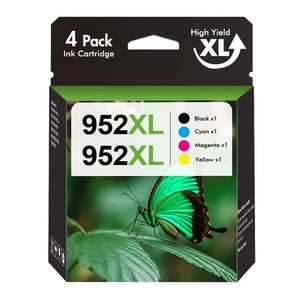4-Pack 952 XL Ink Cartridges for HP 952XL OfficeJet Pro 8710 8715 8702 8210 7740 - Picture 1 of 1