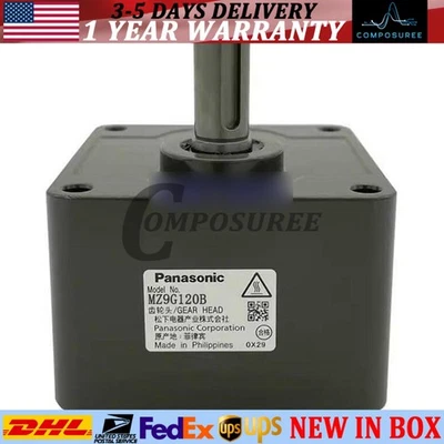 US Free TAX 1PC New Panasonic MZ9G120B Motor Gear Head Fast Shipping - Image 1 of 2