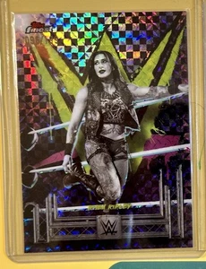 Rhea Ripley 2025 Topps Finest WWE Purple Checkerboard #/199 #60 - Picture 1 of 1