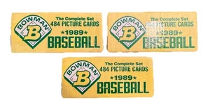 1989 Bowman Baseball Factory Sealed Set 484 Card Set Lot Of 3 - Picture 1 of 3