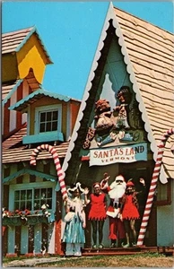 c1960s SANTA'S LAND U.S.A. Postcard Putney Vermont Christmas Theme Park / unbenutzt - Bild 1 von 2