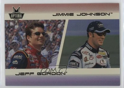 2002 Press Pass Optima Jimmie Johnson Jeff Gordon #0 HOF - Image 1 of 2
