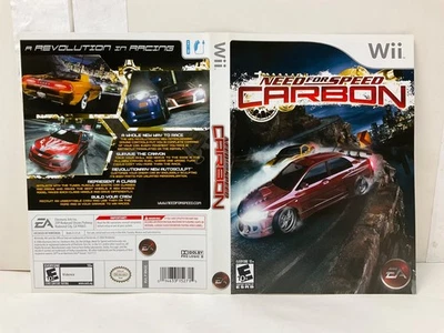 *Case Artwork Only* Nintendo Wii **Need for Speed Carbon** Replacement *OEM* - Image 1 of 2