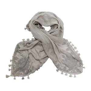 M1438 SCIARPA DONNA CORNICI WOMAN COTTON/SILK SCARF 108X108 CM - Picture 1 of 4