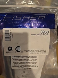 Fisher 3960 6" Spout - Picture 1 of 2