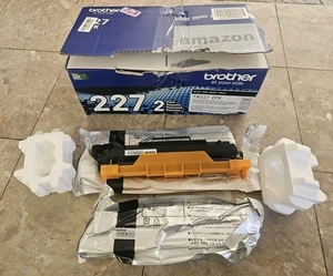 NEW GENUINE - BROTHER TN227BK BLACK TONER CARTRIDGE - TN-227BK - SEALED BAG - Picture 1 of 6