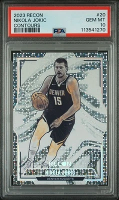 Nikola Jokic 2023-24 Recon Contours Case Hit SSP PSA 10 Denver Nuggets - Image 1 of 3
