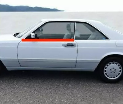 Mercedes C126 SEC 560 500 420 Side window rubber moulding seal Left - Image 1 of 3