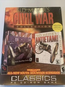Sid Meier's Civil War Collection PC CD 2 strategy games! Gettysburg & Antietam - Afbeelding 1 van 6