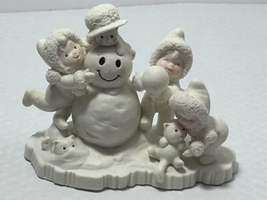 Snowman w/ Children and Kittens - Tykes 'n Ice - Picture 1 of 11