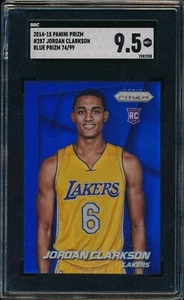 Jordan Clarkson 2014-15 Panini Prizm BLUE /99 Rookie RC #287 Lakers Jazz SGC 9.5 - Picture 1 of 2