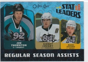 07/08 OPC..LÍDERES ESTATALES..THORNTON / CROSBY / SAVARD..ASISTENCIAS..# SL-2 - Imagen 1 de 1