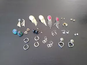 Lote de pendientes aleatorios ~ 16 pares combinados - Imagen 1 de 17