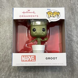 Hallmark Marvel Guardians of The Galaxy Groot Funko POP! Christmas Ornament - Picture 1 of 4