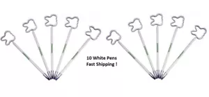 10 bolígrafo en forma de molar dentista clínica dental escuela regalo oficina tinta azul EE. UU. - Imagen 1 de 1