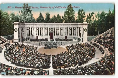 Tarjeta postal de colección Hearst Greek Theatre, Universidad de California, Berkeley CG3. Foto 1 de 2