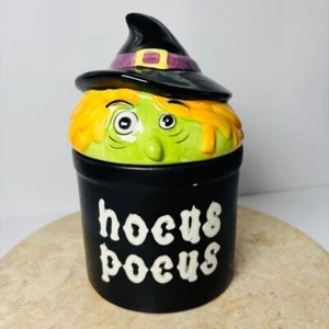 Eccolo World Traveler Ceramic Hocus Pokus Witch Halloween Witchy Cannister - Picture 1 of 11