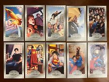 Complete DC Comics Superman Man Of Steel Platinum 90 Card Lot Skybox 1994