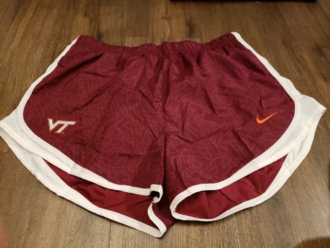 Nike Virginia Tech  Womens Running Tempo Shorts Size XL DA3817-669 Cover