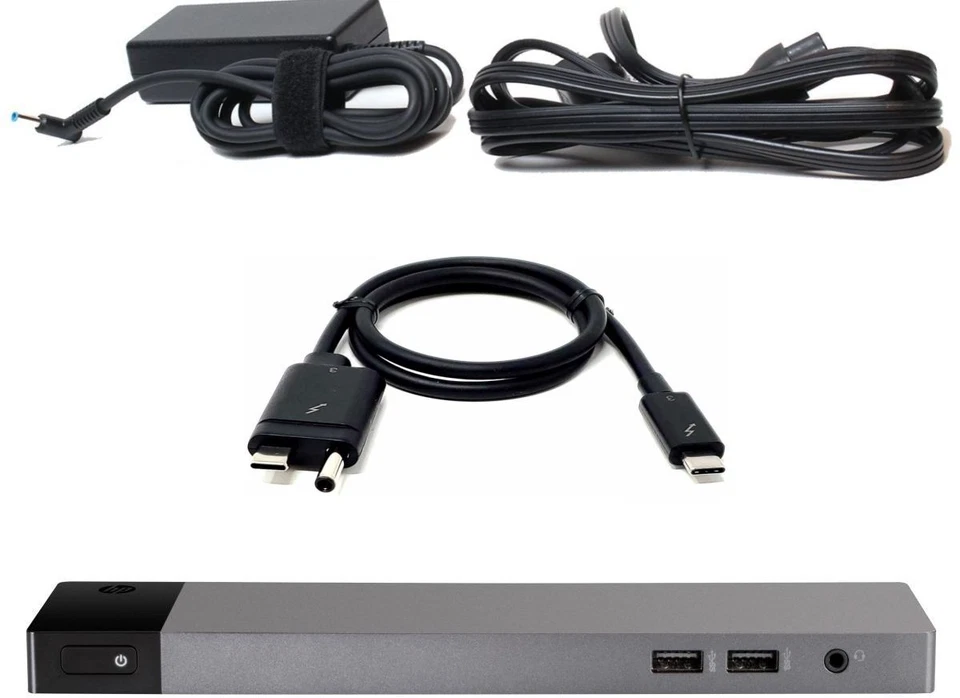 HP Elite ZBOOK Thunderbolt 3 Docking Station USB-C HSTNN-CX01 DOCK USED INC.PSU - image 1 of 1