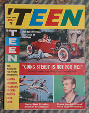 RARE Vintage TEEN mag #1 1957 James Dean HOT ROD 1932 Ford Car Clubs T Roadster