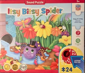 Musical Floor 24 Piece Puzzle "Itsy Bitsy Spider" 18" x 24" - Picture 1 of 3