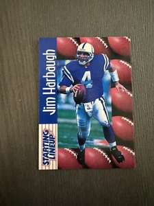1997 Kenner Starting Lineup Football Cards #3 JIM HARBAUGH Indianapolis Colts - Picture 1 of 2