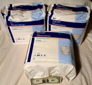 NEW- 42 Covidien Unisex Adult Sure Care Plus Protective Disposable Underwear, XL - Picture 1 of 1