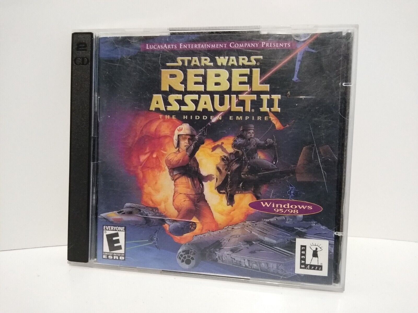 Star Wars Rebel Assault II: Hidden Empire (Windows 95/98, 2001) 2-Disc LucasArts