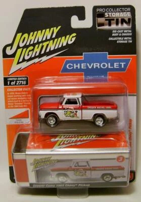 1965 '65 CHEVY TRUCK CROWER CAMS V/B COLLECTOR STORAGE TIN JOHNNY LIGHTNING 2023 - Image 1 of 3