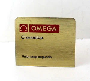 Original Vintage Omega Cronostop Brass Store Display - Picture 1 of 3