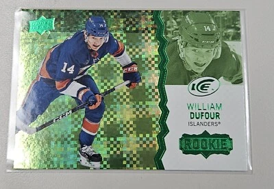2023-24 Upper Deck Ice  William Dufour Rookie Green Ice - New York Islanders  - Image 1 of 2