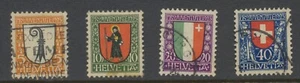 Switzerland Pro Juventute Charity Postage Stamps 1923 Issue SGJ24/27 CV £90 - Picture 1 of 13