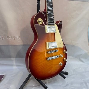 Hot sale LP electric guitar flame maple top Chrome plated hardware US warehouse - Picture 1 of 13