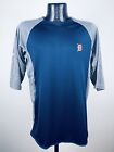 Men's Majestic Detroit Tigers Featherweight Therma Base 3/4 Sleeve Shirt Small